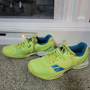 Babolat Women's Propulse Clay Yellow All Court Tennis Shoes, Size 8